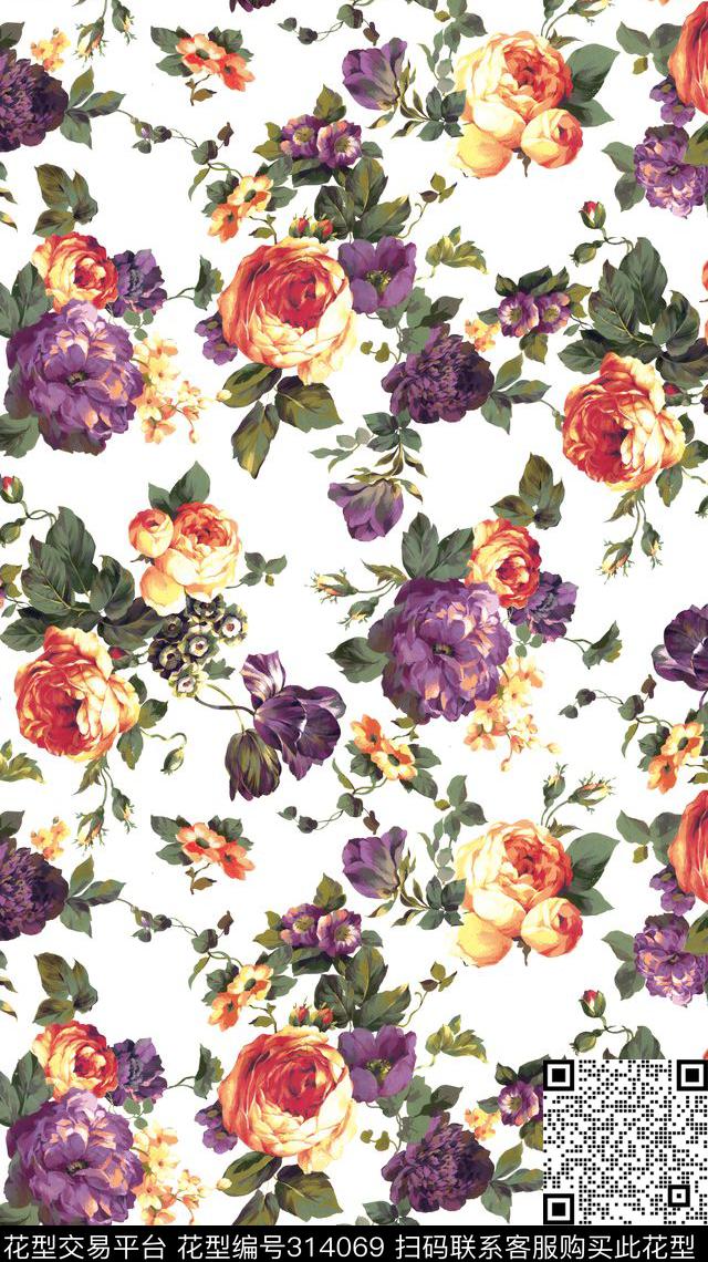 传统印花华亿平台下载（图片编号: 314069） - 瓦栏（Walan）