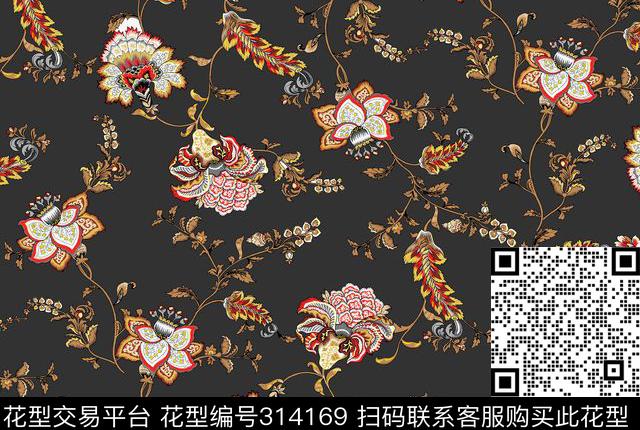 传统印花华亿平台下载（图片编号: 314169） - 瓦栏（Walan）