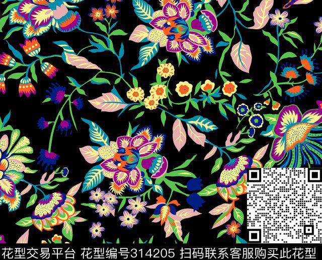 传统印花华亿平台下载（图片编号: 314205） - 瓦栏（Walan）