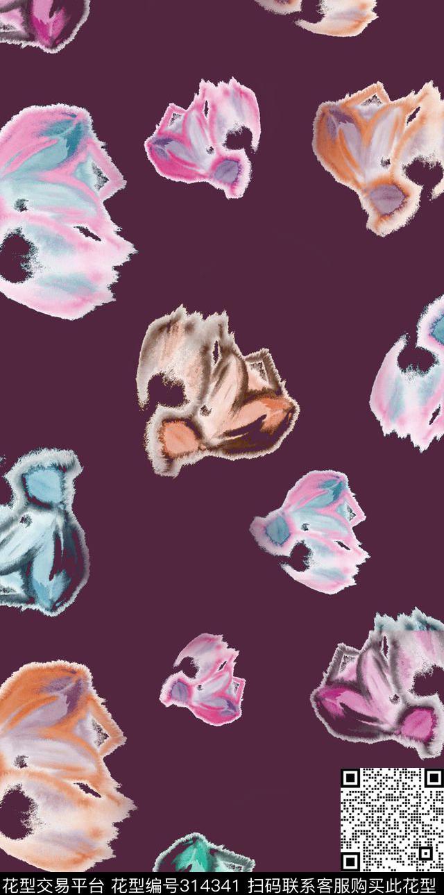 抽象传统印花华亿平台下载（图片编号: 314341） - 瓦栏（Walan）