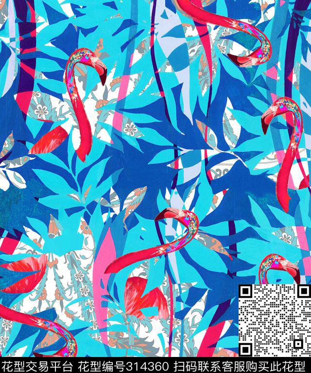 动物传统印花华亿平台下载（图片编号: 314360） - 瓦栏（Walan）