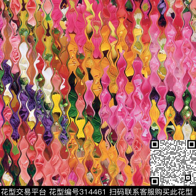 G-几何印象/Geometry数码印花华亿平台下载（图片编号: 314461） - 瓦栏（Walan）