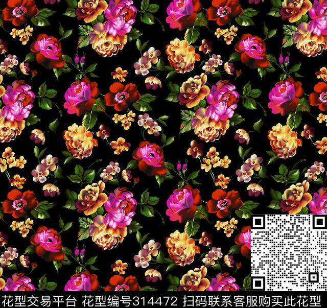 传统印花华亿平台下载（图片编号: 314472） - 瓦栏（Walan）