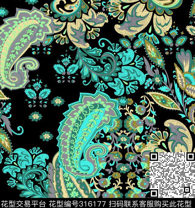 传统印花华亿平台下载（图片编号: 316177） - 瓦栏（Walan）