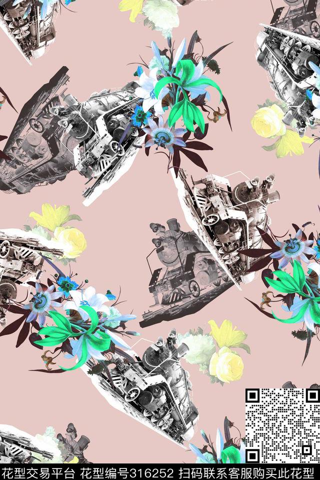 流行时尚花等数码印花华亿平台下载（图片编号: 316252） - 瓦栏（Walan）