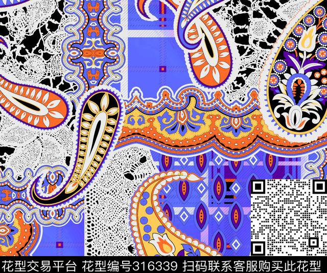 传统印花华亿平台下载（图片编号: 316339） - 瓦栏（Walan）