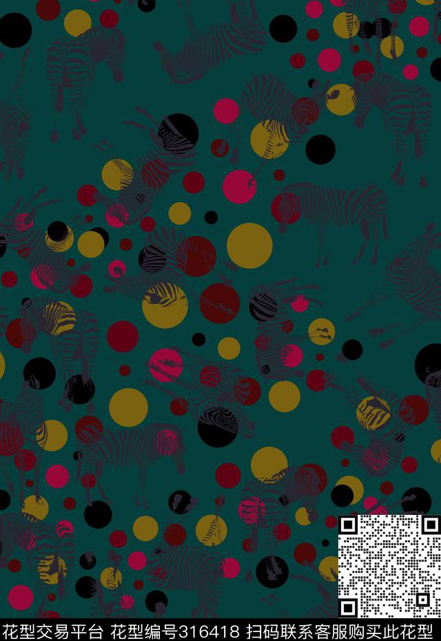 休闲抽象纹理传统印花华亿平台下载（图片编号: 316418） - 瓦栏（Walan）