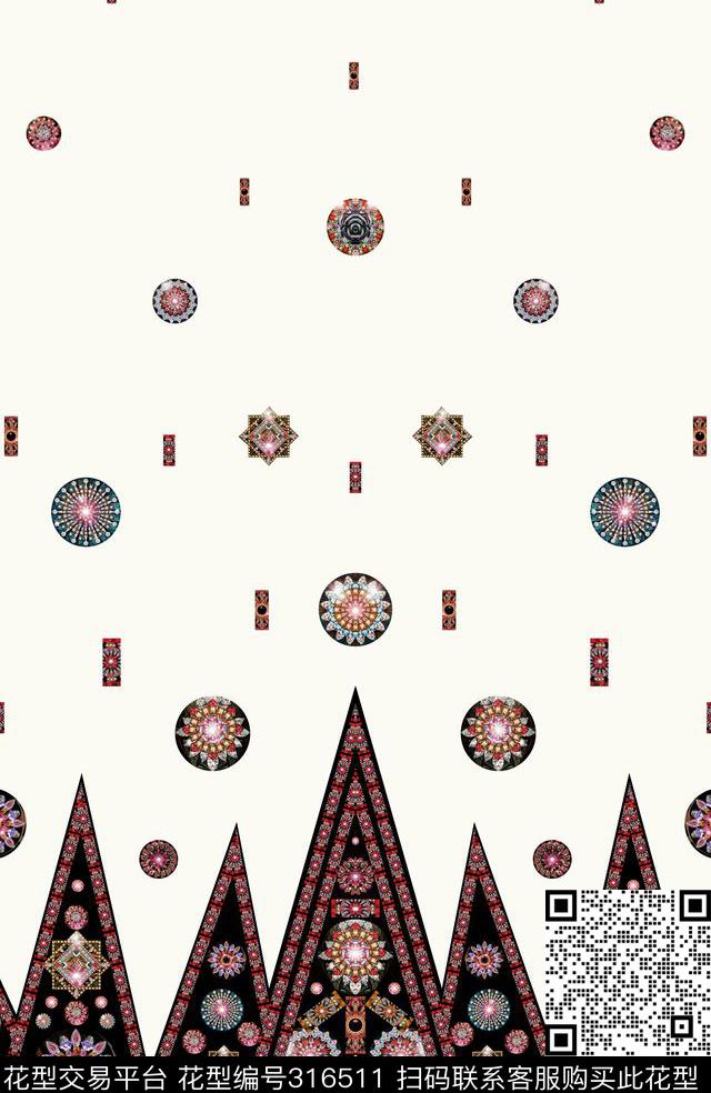 休闲定位写实数码印花华亿平台下载（图片编号: 316511） - 瓦栏（Walan）