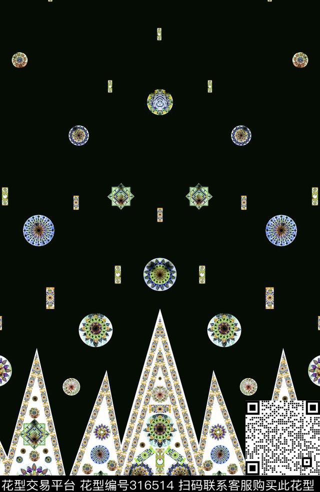 休闲定位写实数码印花华亿平台下载（图片编号: 316514） - 瓦栏（Walan）