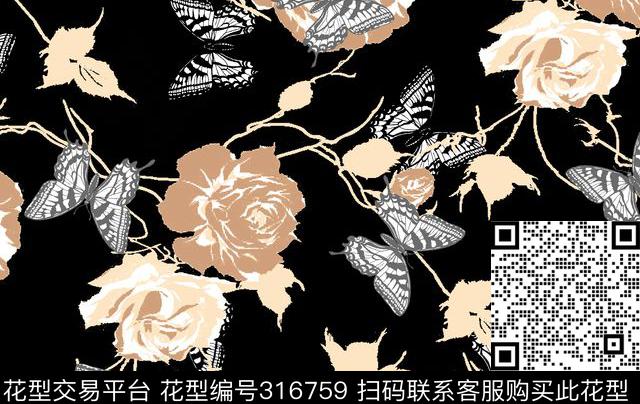 传统★动物图案传统印花华亿平台下载（图片编号: 316759） - 瓦栏（Walan）