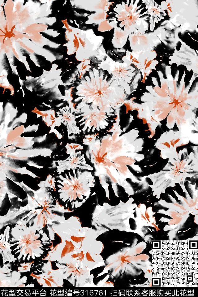 传统★花朵图案传统印花华亿平台下载（图片编号: 316761） - 瓦栏（Walan）