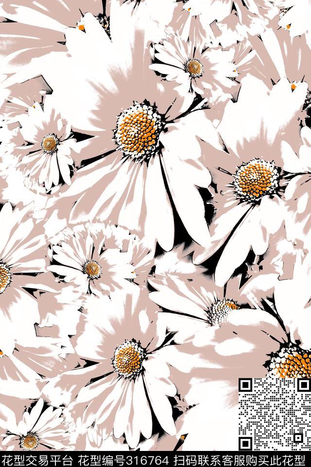 传统★花朵图案传统印花华亿平台下载（图片编号: 316764） - 瓦栏（Walan）