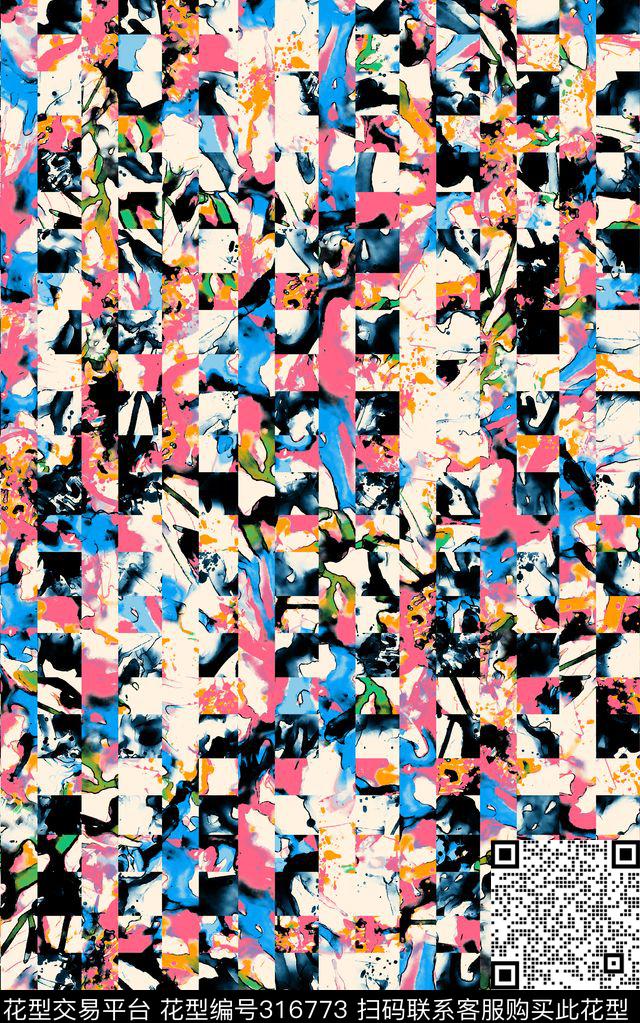 传统★几何格纹传统印花华亿平台下载（图片编号: 316773） - 瓦栏（Walan）