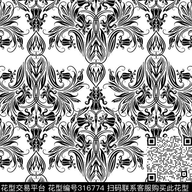 传统★民族风格传统印花华亿平台下载（图片编号: 316774） - 瓦栏（Walan）