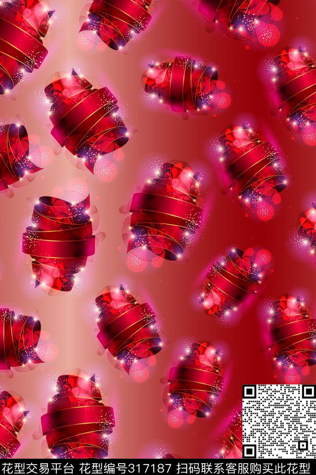 抽象数码印花华亿平台下载（图片编号: 317187） - 瓦栏（Walan）