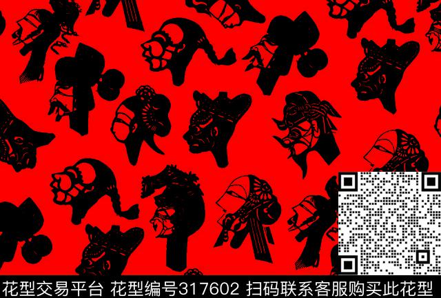 传统印花华亿平台下载（图片编号: 317602） - 瓦栏（Walan）