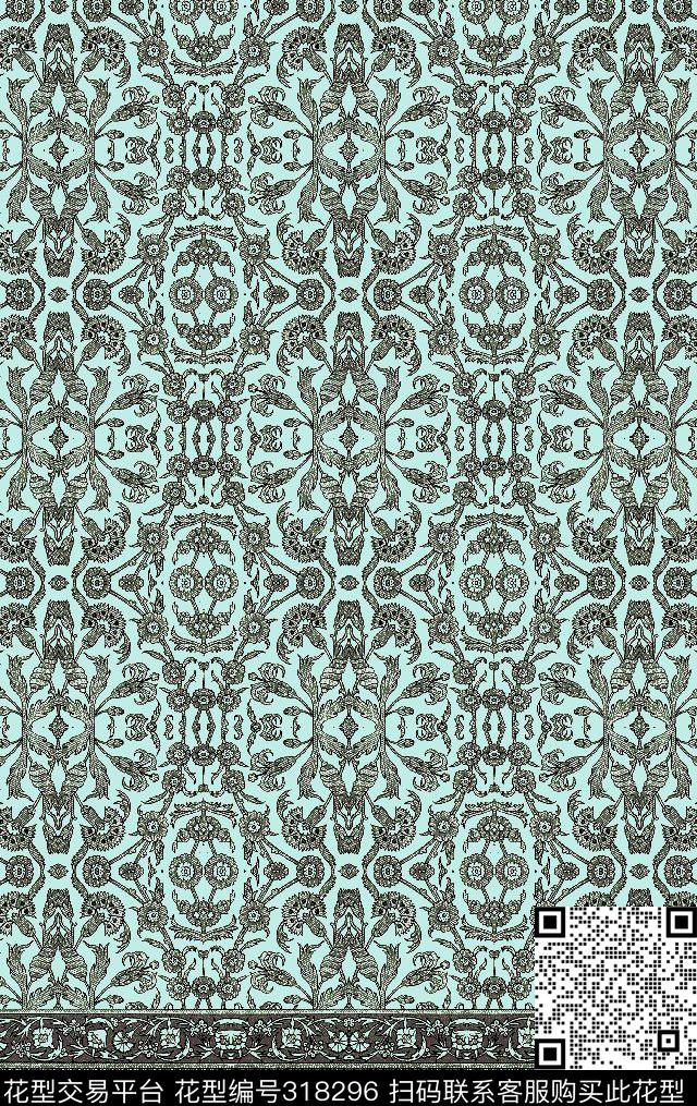 休闲抽象怀旧传统印花华亿平台下载（图片编号: 318296） - 瓦栏（Walan）