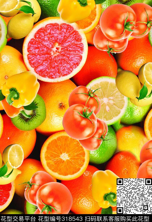 缤纷夏日热带数码印花华亿平台下载（图片编号: 318543） - 瓦栏（Walan）