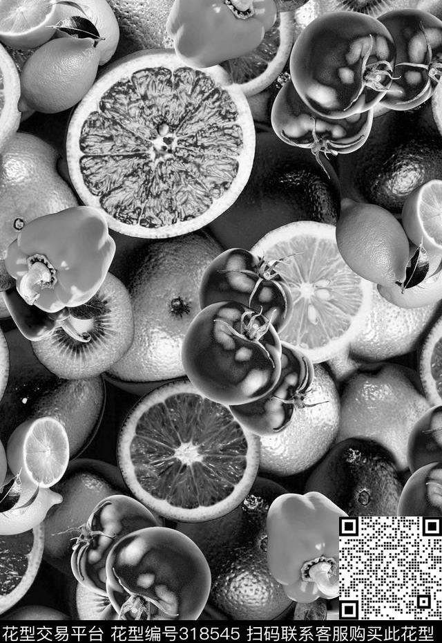 休闲写实数码印花华亿平台下载（图片编号: 318545） - 瓦栏（Walan）