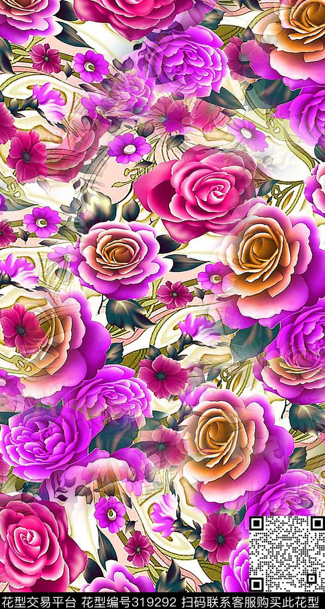 打折华亿平台数码印花华亿平台下载（图片编号: 319292） - 瓦栏（Walan）