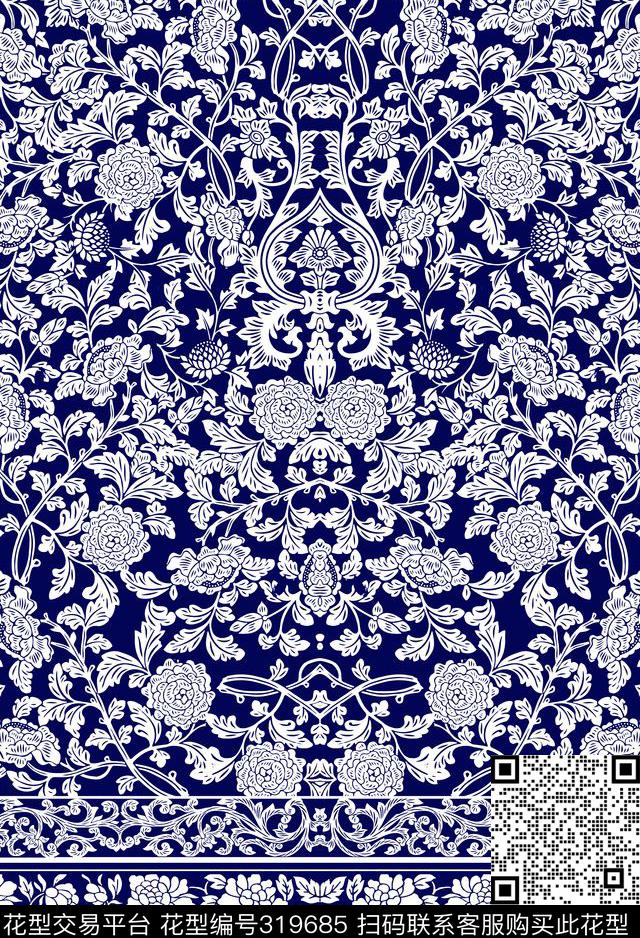 休闲抽象民族传统印花华亿平台下载（图片编号: 319685） - 瓦栏（Walan）