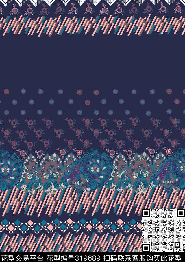 传统印花华亿平台下载（图片编号: 319689） - 瓦栏（Walan）