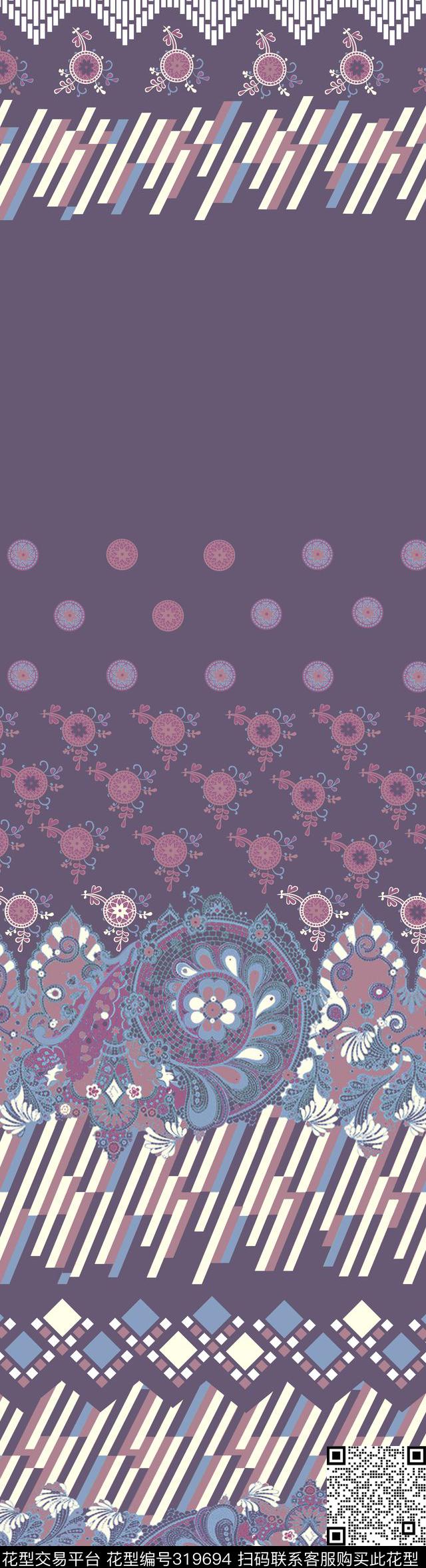 传统印花华亿平台下载（图片编号: 319694） - 瓦栏（Walan）