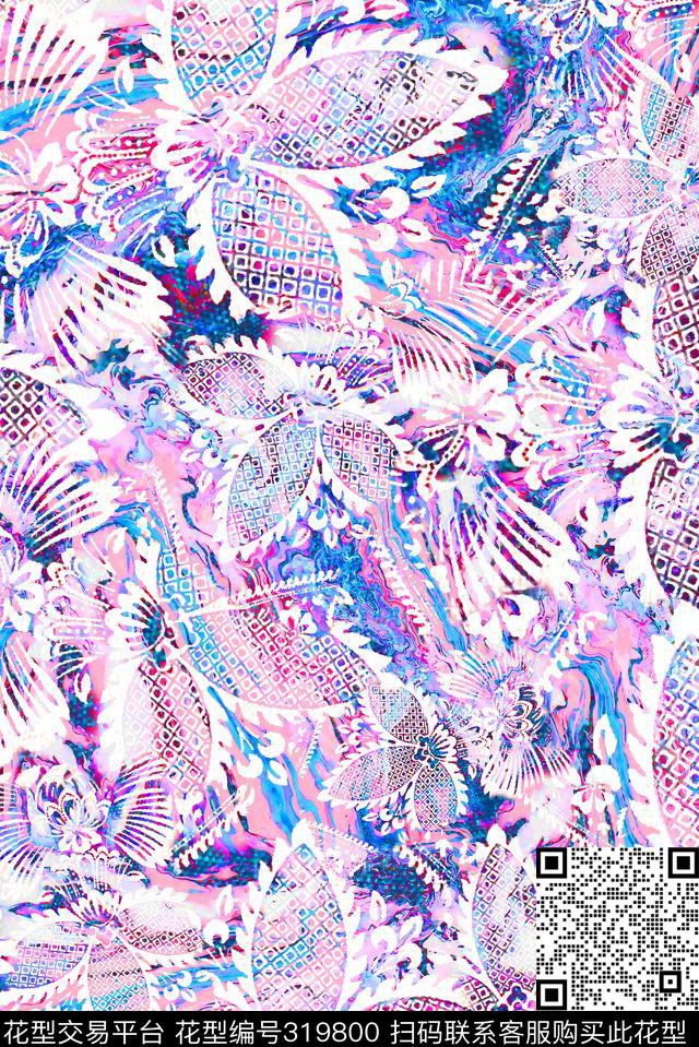 数码★民族风格数码印花华亿平台下载（图片编号: 319800） - 瓦栏（Walan）