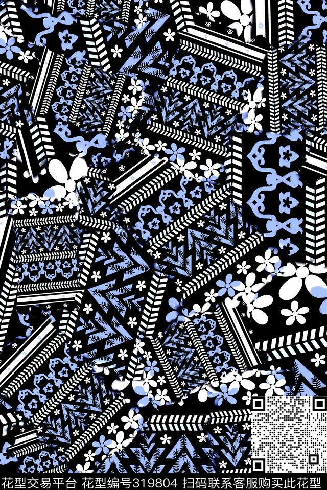 传统★民族风格传统印花华亿平台下载（图片编号: 319804） - 瓦栏（Walan）