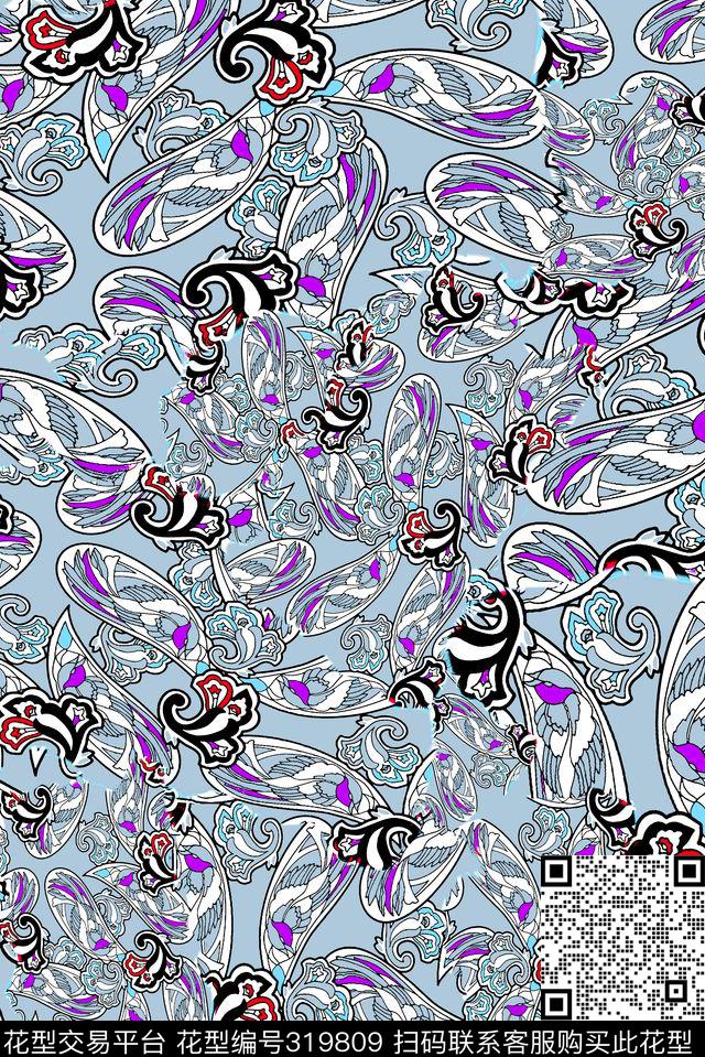 传统★民族风格传统印花华亿平台下载（图片编号: 319809） - 瓦栏（Walan）