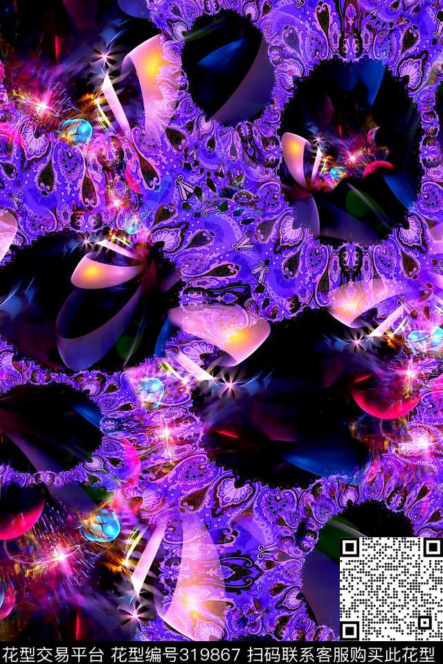 数码★民族风格数码印花华亿平台下载（图片编号: 319867） - 瓦栏（Walan）