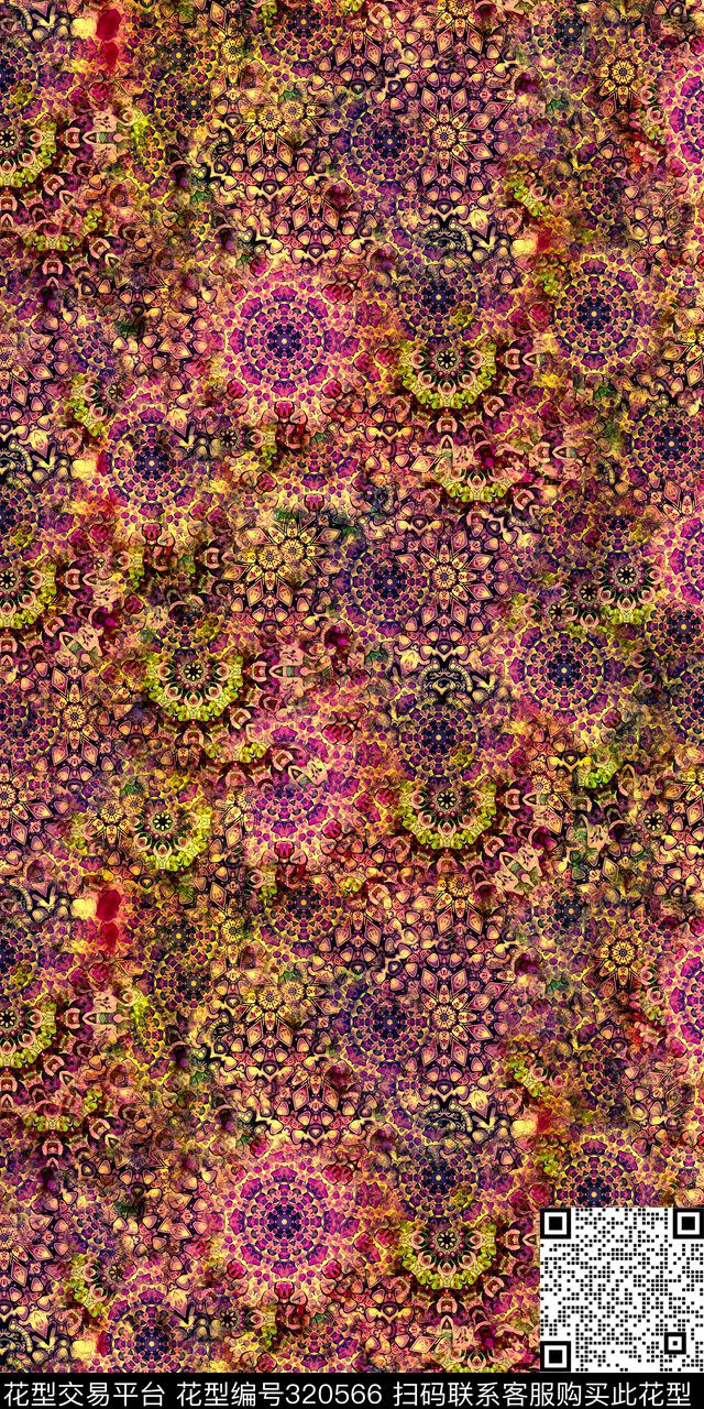 几何数码华亿平台数码印花华亿平台下载（图片编号: 320566） - 瓦栏（Walan）