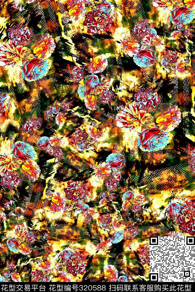 数码华亿平台数码印花华亿平台下载（图片编号: 320588） - 瓦栏（Walan）