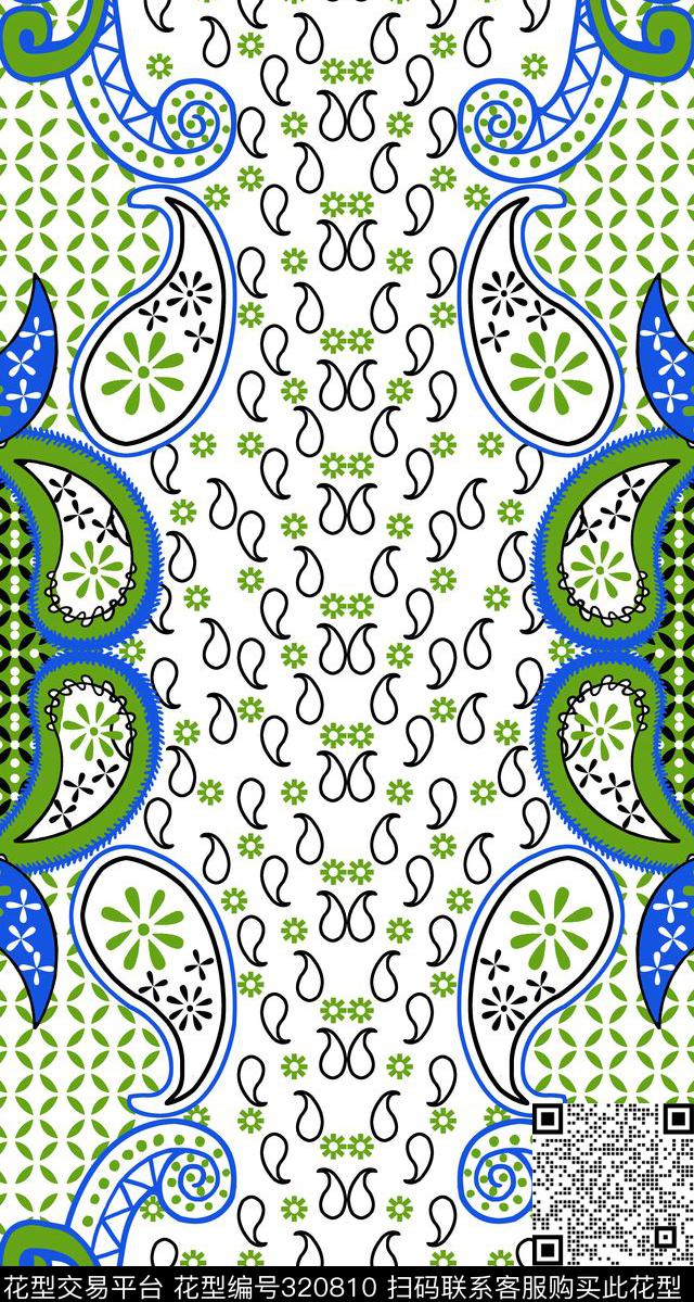 几何艺术传统印花华亿平台下载（图片编号: 320810） - 瓦栏（Walan）