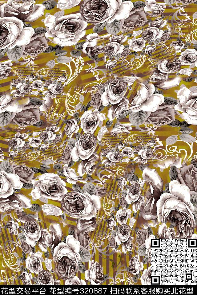 数码华亿平台数码印花华亿平台下载（图片编号: 320887） - 瓦栏（Walan）