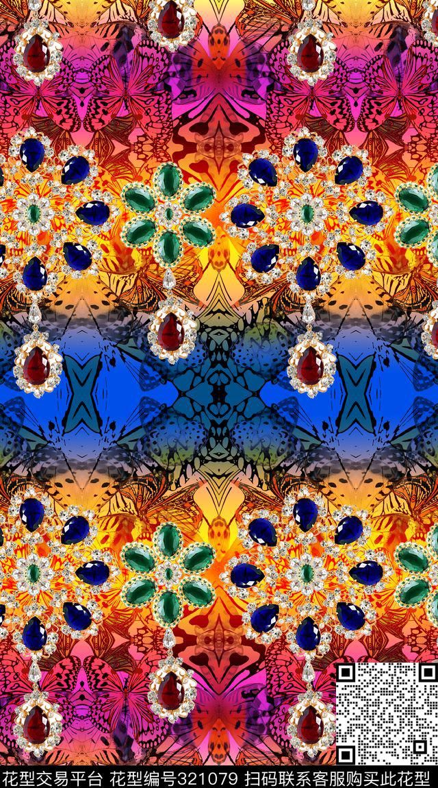 动物纹数码印花华亿平台下载（图片编号: 321079） - 瓦栏（Walan）