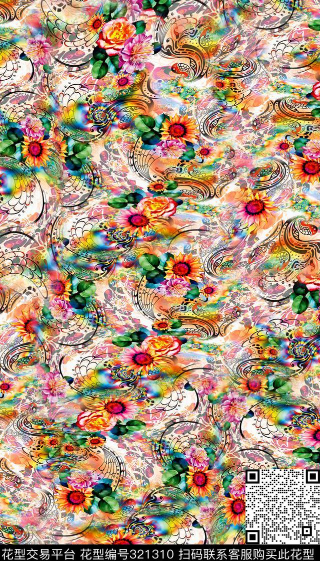 打折华亿平台数码印花华亿平台下载（图片编号: 321310） - 瓦栏（Walan）