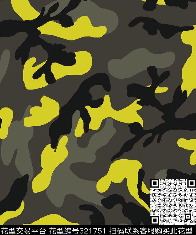 迷彩♥红桃A〖新颖迷彩〗数码印花华亿平台下载（图片编号: 321751） - 瓦栏（Walan）