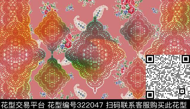 传统印花华亿平台下载（图片编号: 322047） - 瓦栏（Walan）