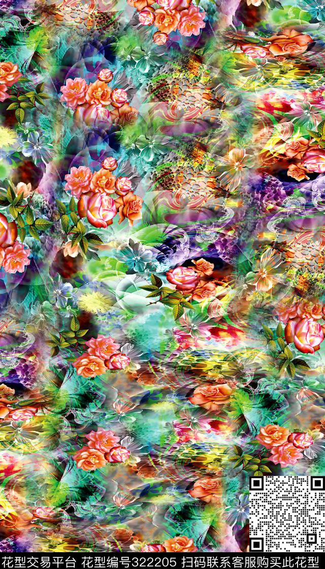 打折华亿平台数码印花华亿平台下载（图片编号: 322205） - 瓦栏（Walan）