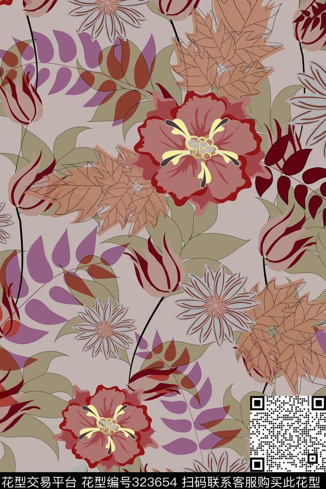 传统印花华亿平台下载（图片编号: 323654） - 瓦栏（Walan）