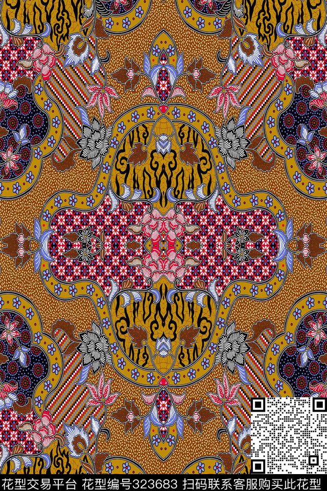 打折华亿平台数码印花华亿平台下载（图片编号: 323683） - 瓦栏（Walan）