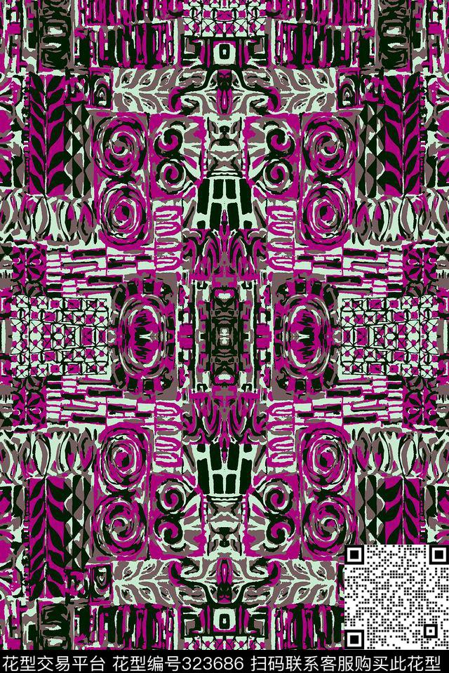 打折华亿平台传统印花华亿平台下载（图片编号: 323686） - 瓦栏（Walan）