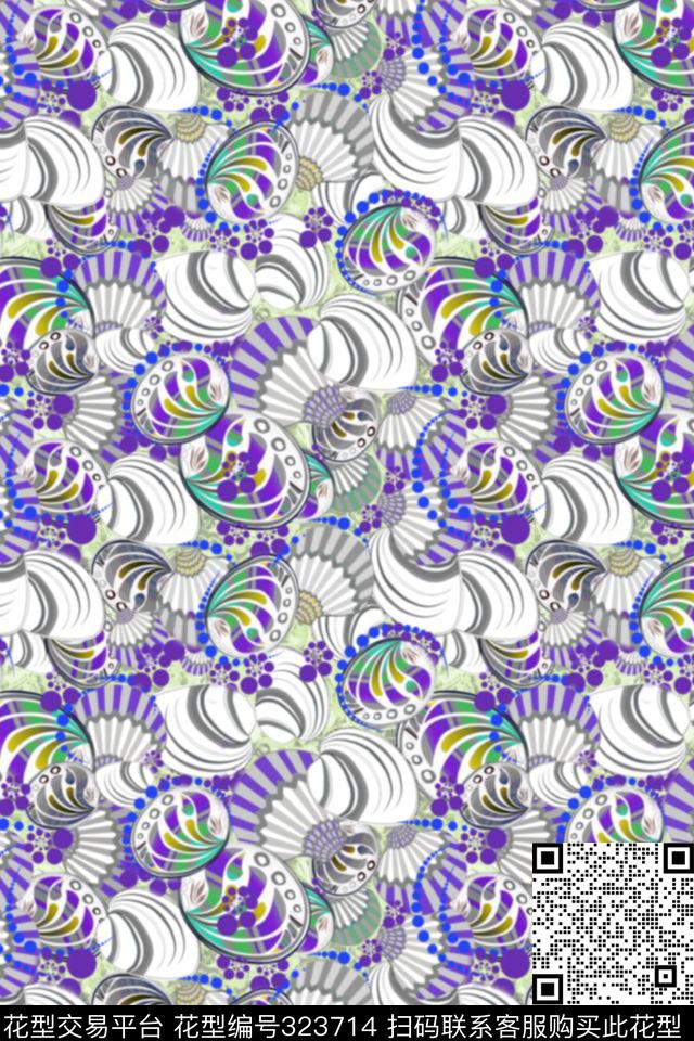 传统印花华亿平台下载（图片编号: 323714） - 瓦栏（Walan）