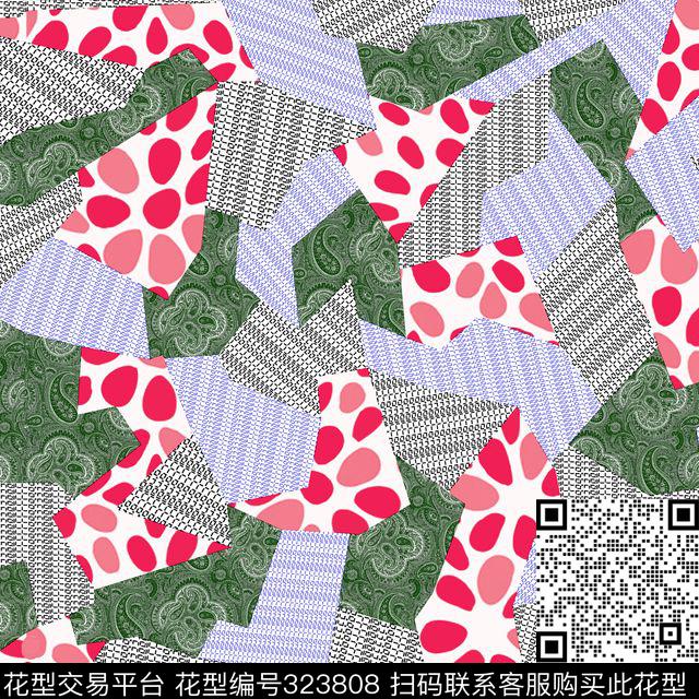 传统印花华亿平台下载（图片编号: 323808） - 瓦栏（Walan）