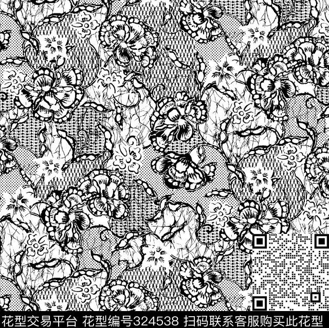 传统印花华亿平台下载（图片编号: 324538） - 瓦栏（Walan）