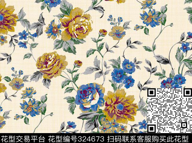 传统印花华亿平台下载（图片编号: 324673） - 瓦栏（Walan）