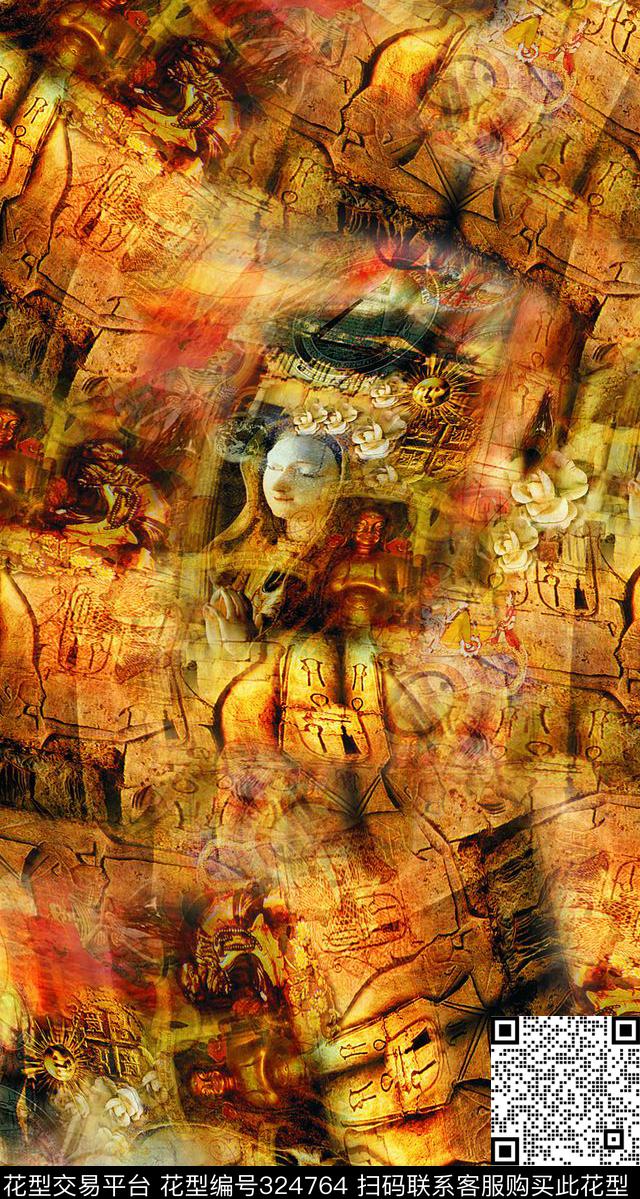 打折华亿平台数码印花华亿平台下载（图片编号: 324764） - 瓦栏（Walan）