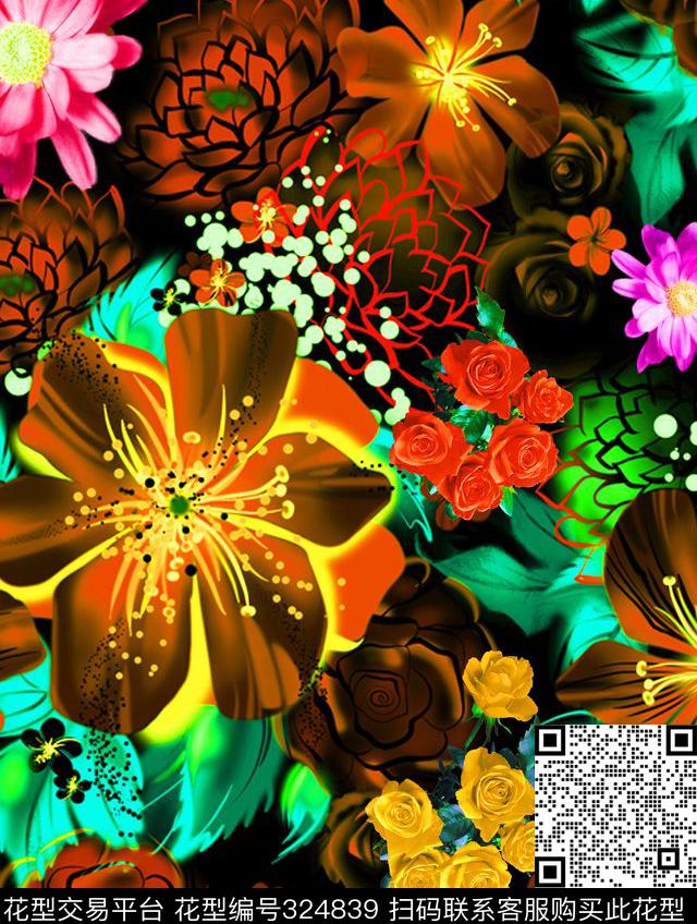 数码印花华亿平台下载（图片编号: 324839） - 瓦栏（Walan）