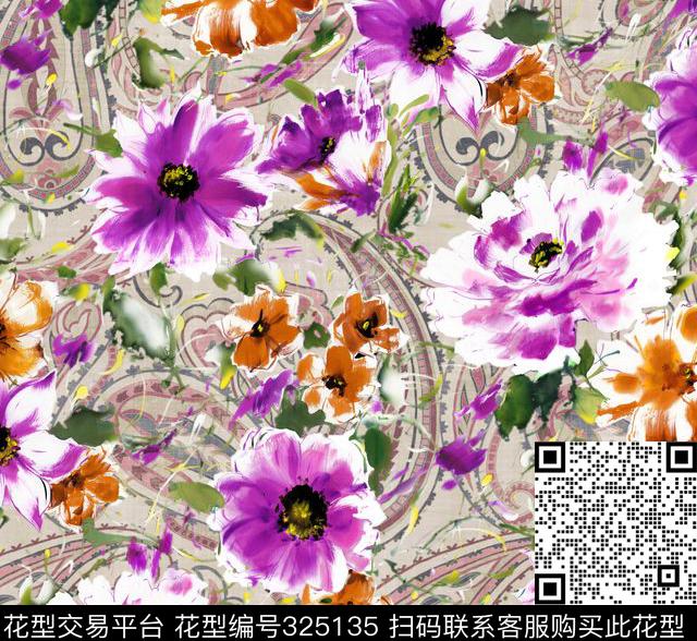 传统印花华亿平台下载（图片编号: 325135） - 瓦栏（Walan）